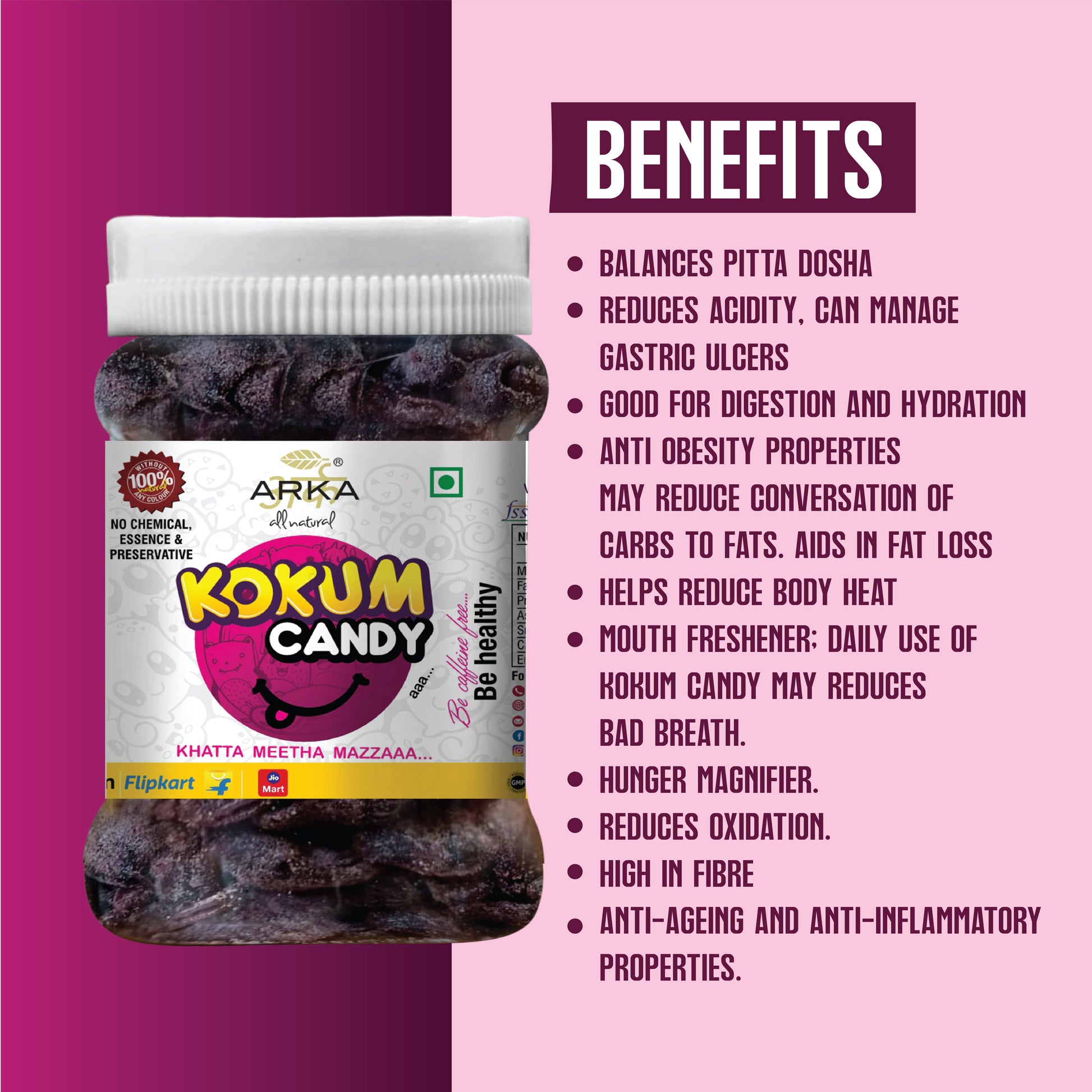 Kokum Candy – Khatta Meetha