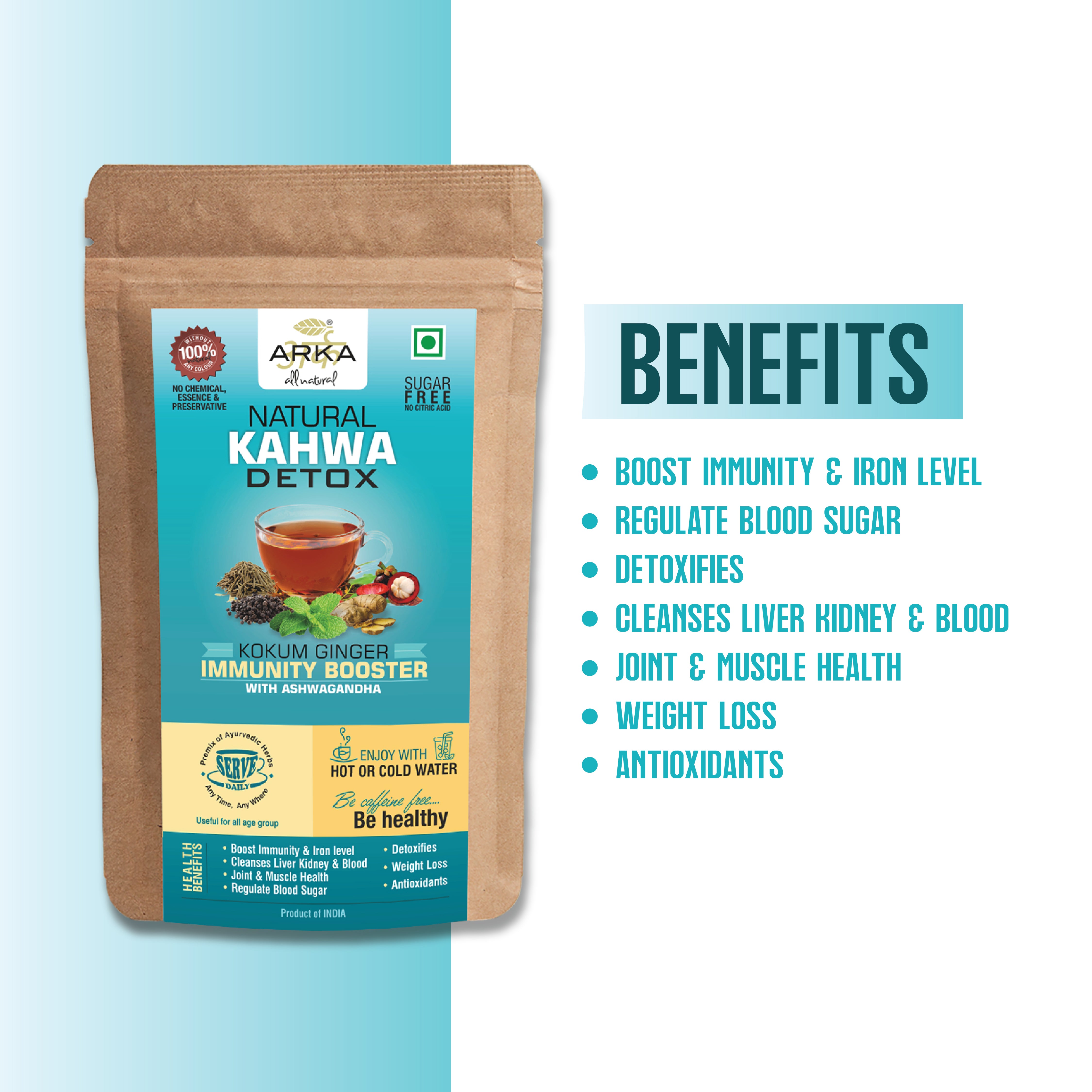 Natural Kahwa Detox Box 10 Sachets