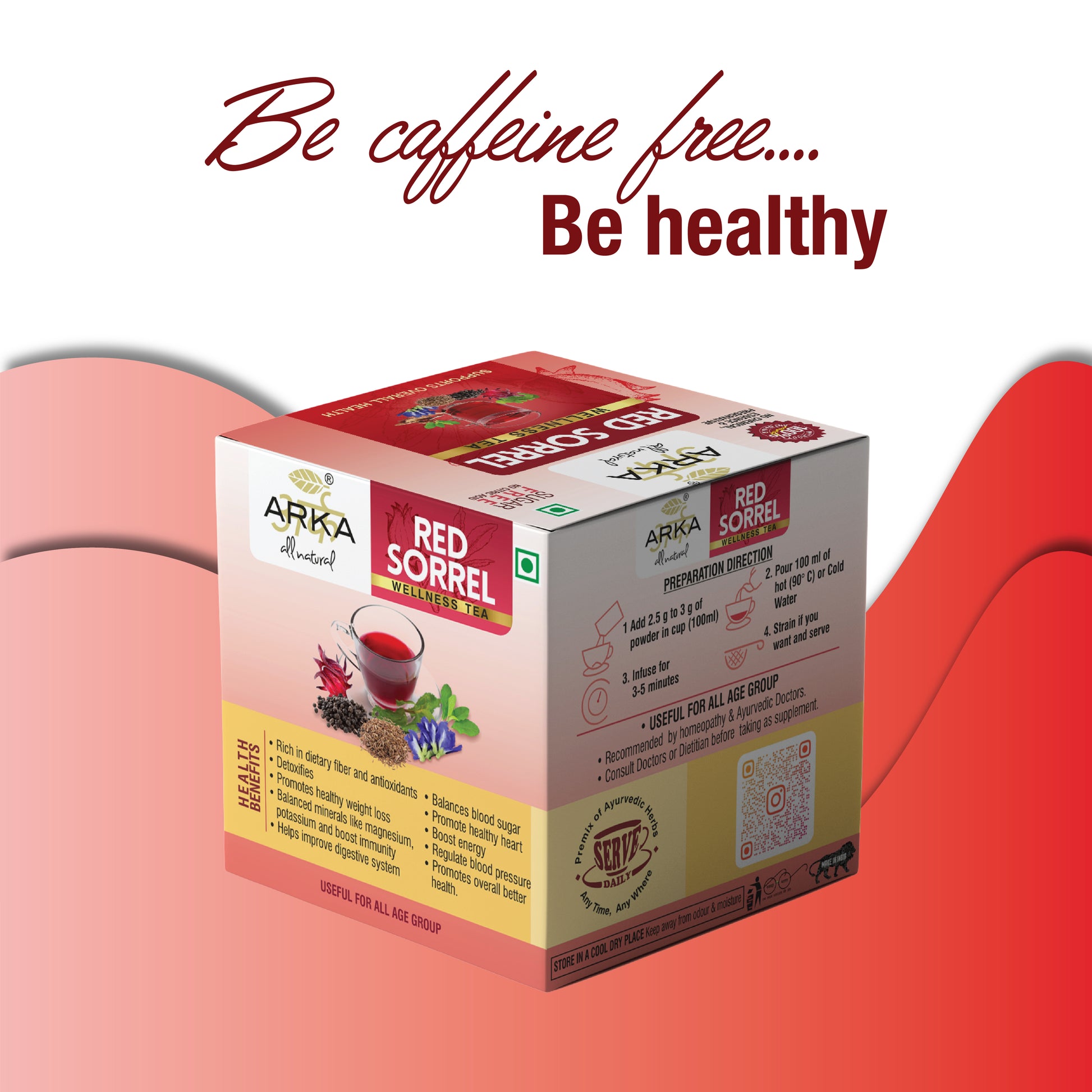 Red Sorrel Wellness Tea Box 10 Sachets