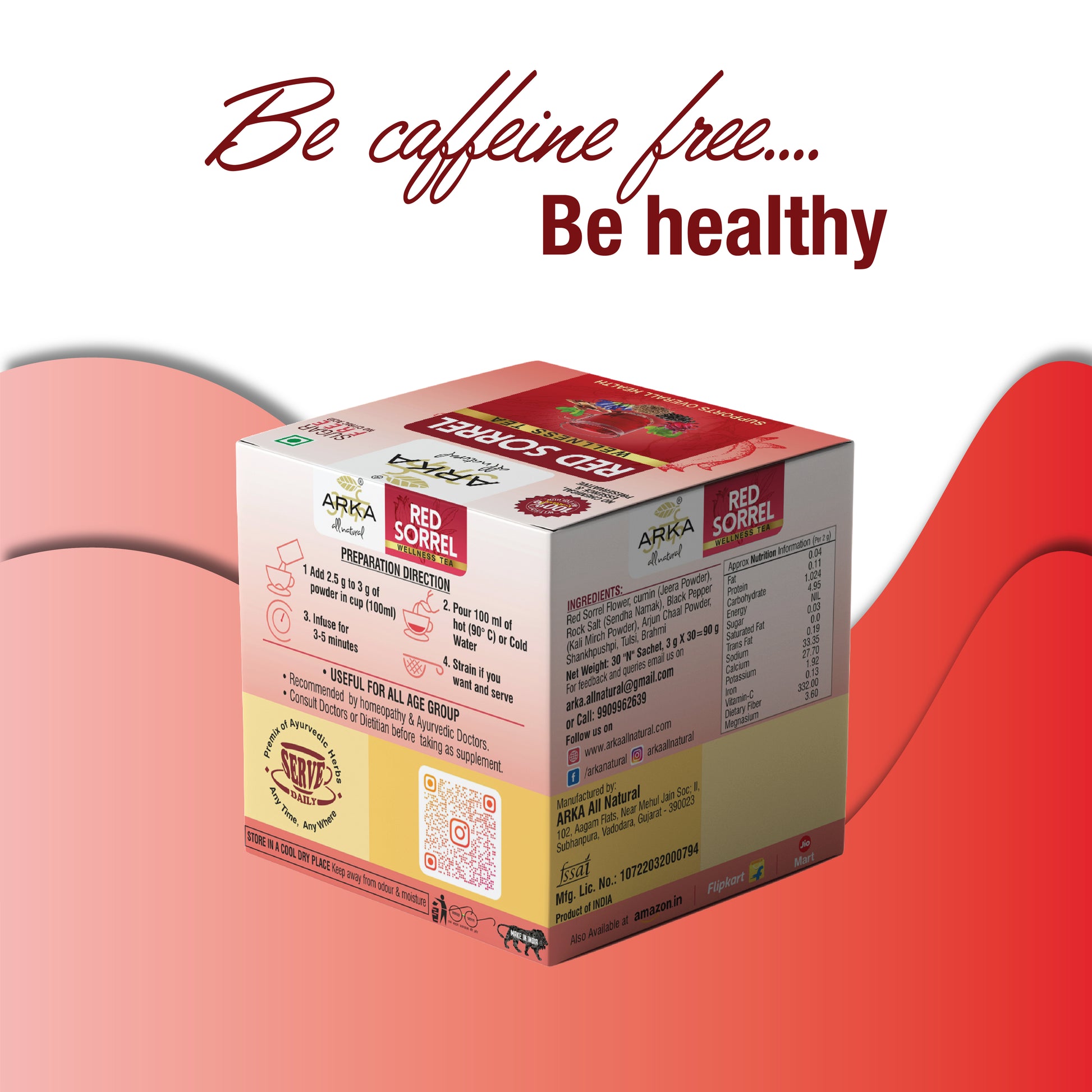 Red Sorrel Wellness Tea Box 10 Sachets