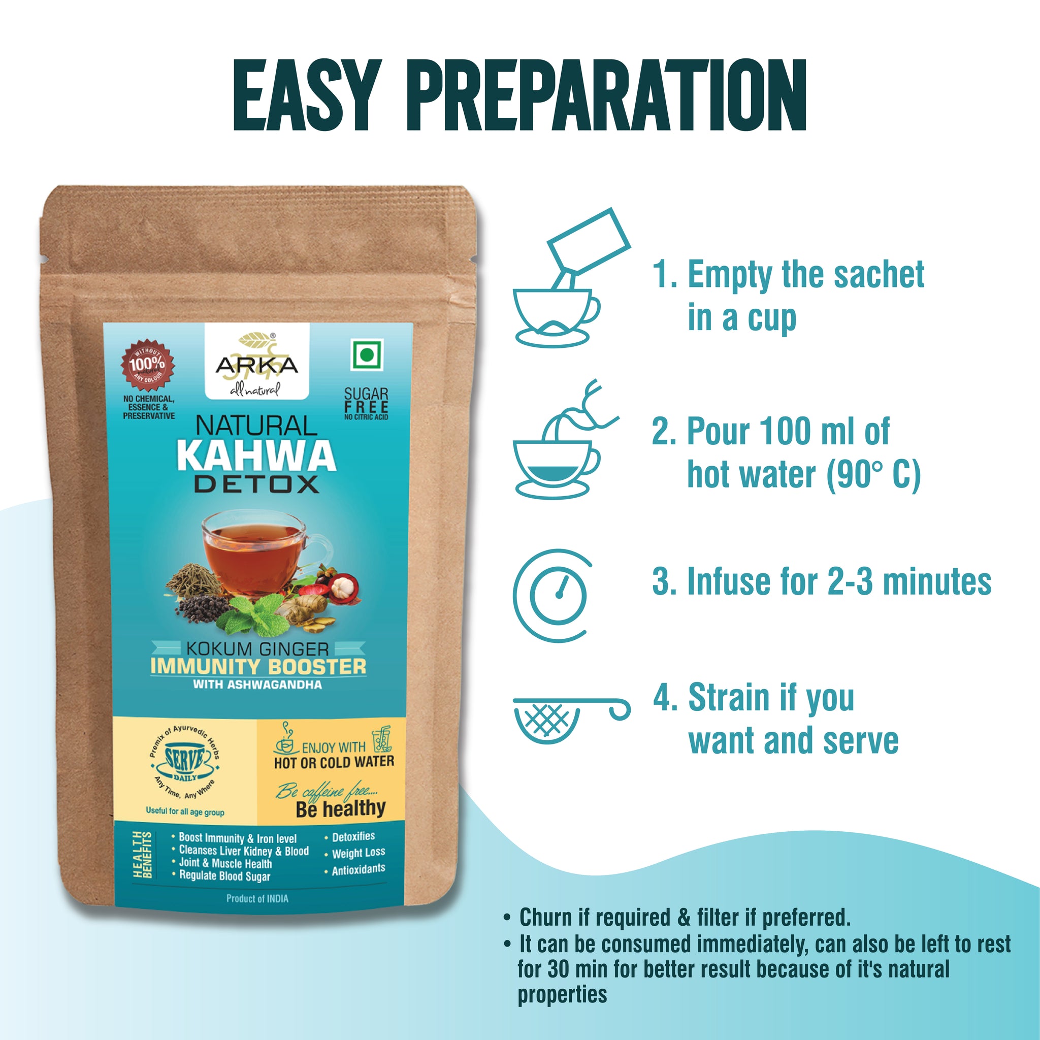 Natural Kahwa Detox Box 10 Sachets
